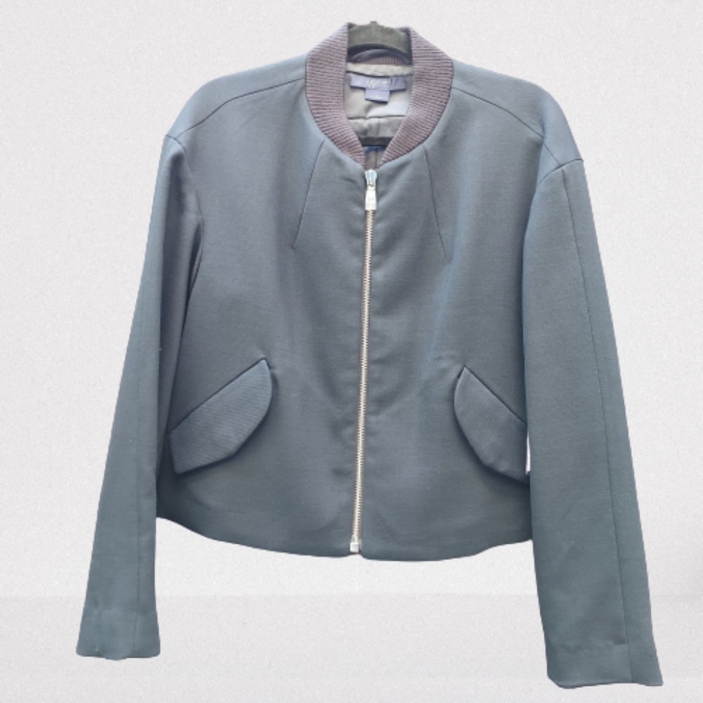 W by Worth Navy Feminine Bomber Jacket
